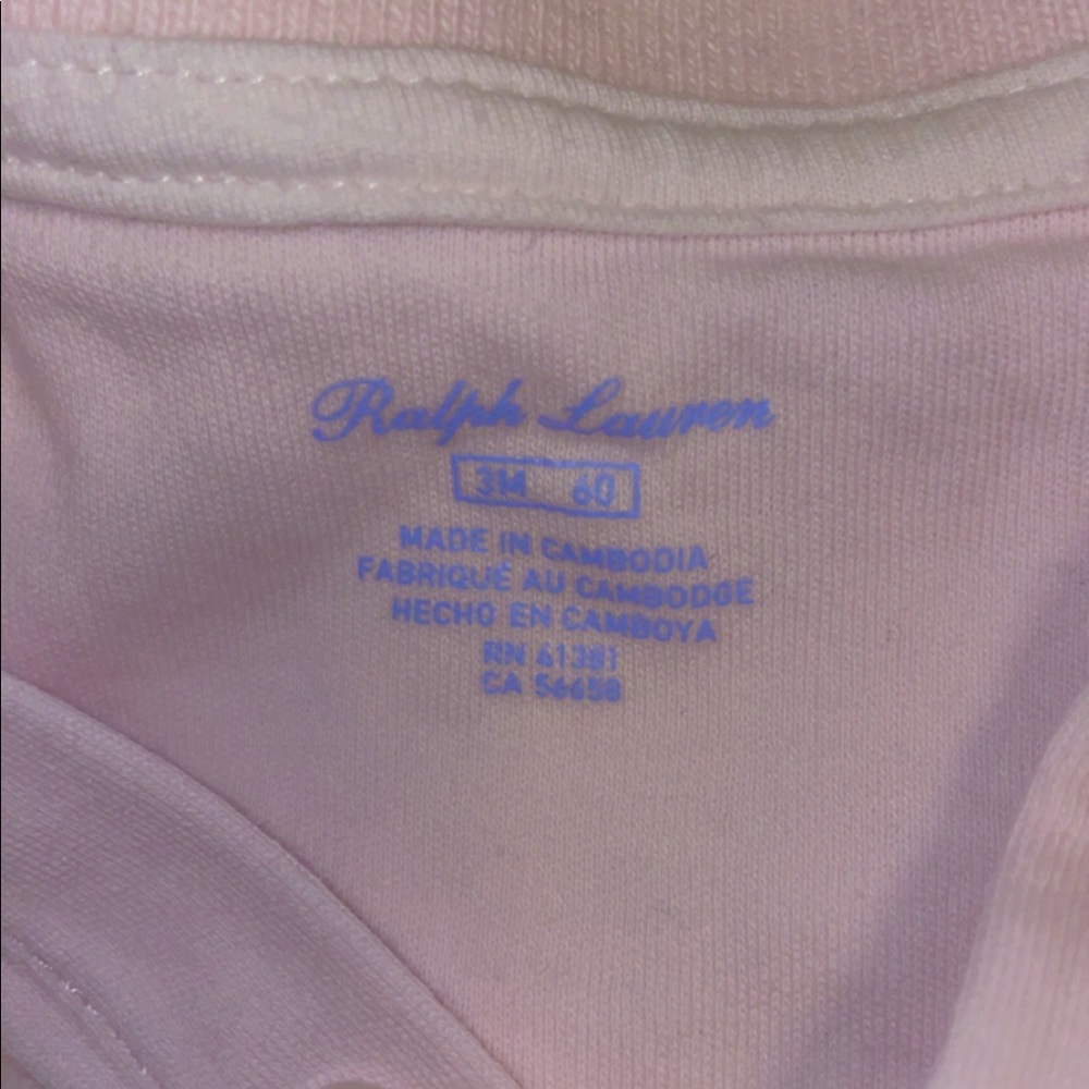 Baby girl Ralph Lauren polo dress